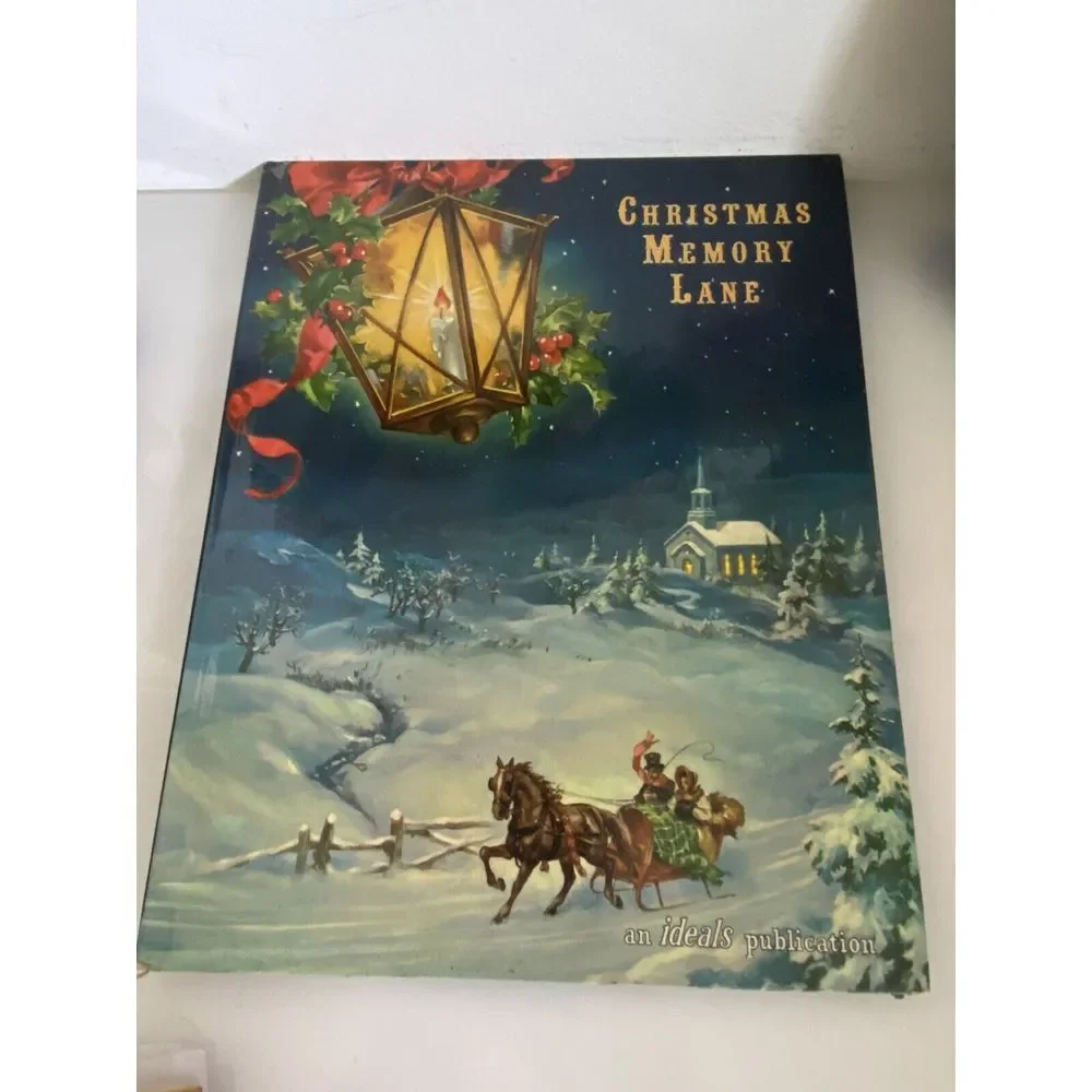 Christmas Memory Lane Ideals Publication Co. Hardback‎ Book Christmas 1962